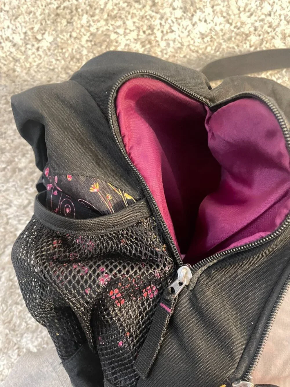 JanSport Floral Messenger Laptop Bag Coquette Y2K College Aesthetic